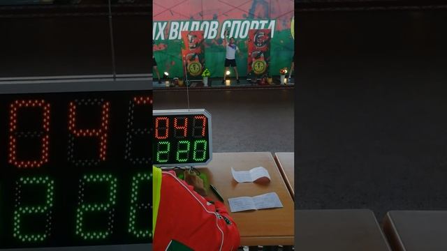Толчок гири 24 кг длинным циклом. 84 подъёма за 5 минут. смотреть онлайн