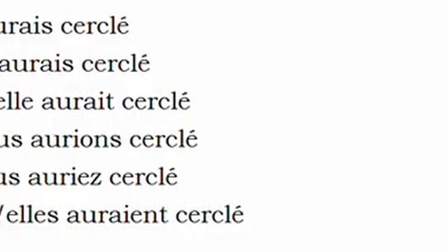 Изучение французского языка = Спряжение глаголов = Cercler смотреть онлайн