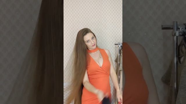 Inna Holovina/ Hair long/ Hair Silk/Rapunzel/Ukrainian girl with long hair смотреть онлайн