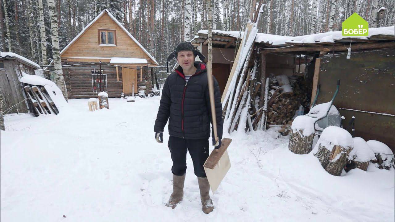 Как сделать лопату для уборки снега. Удобное приспособление своими руками смотреть онлайн