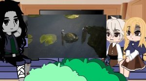 Реакция персонажей || "Бегаю за сестрой" ||