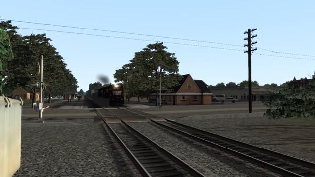 TS 2015 : Norfolk Southern B40-8's lead Intermodal смотреть онлайн