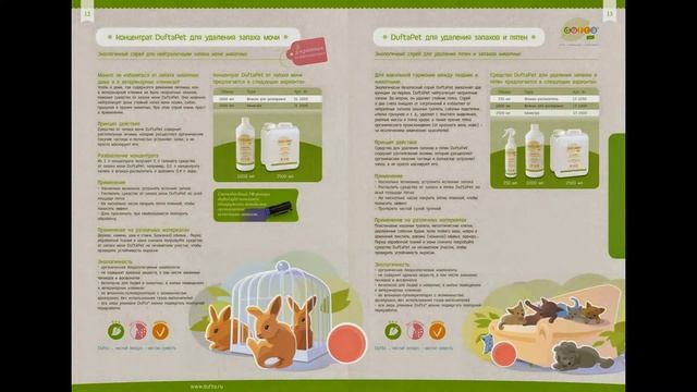 Каталог Dufta Восток - Удаление любых неприятных запахов.