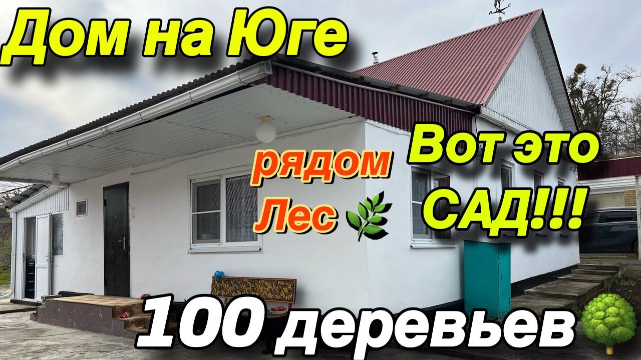 ПРОДАН!!!! Дом на Юге / рядом Лес🌿/ Вот это САД!!! 100 деревьев 🌳 смотреть онлайн