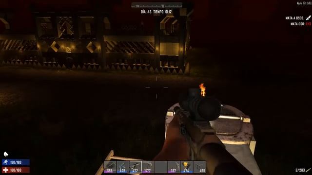 7 Days To Die Alpha 15 Base Anti Horda смотреть онлайн