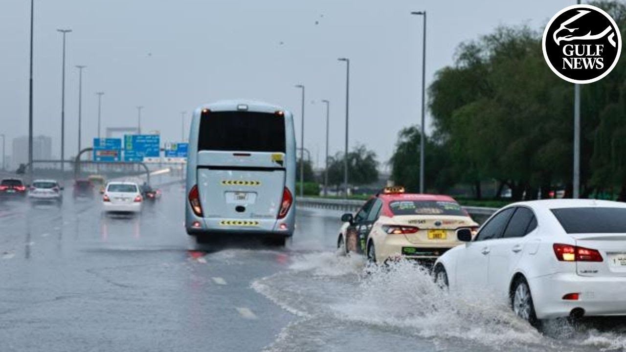 Weather in UAE: Heavy rain and thunder hit Dubai смотреть онлайн