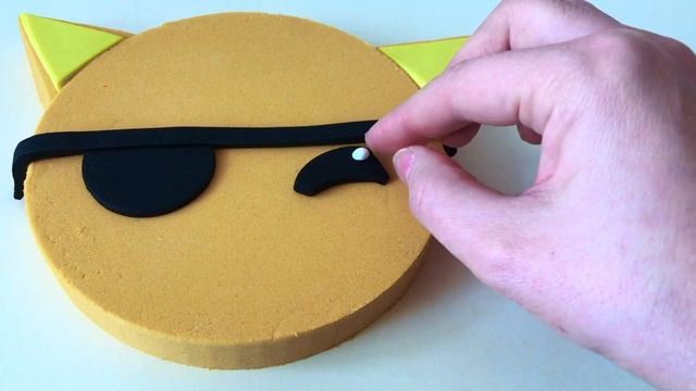DIY Octonauts Kwazii Face Cake Kinetic Sand & Mad Mattr & Play Doh - CLAY ART TV смотреть онлайн