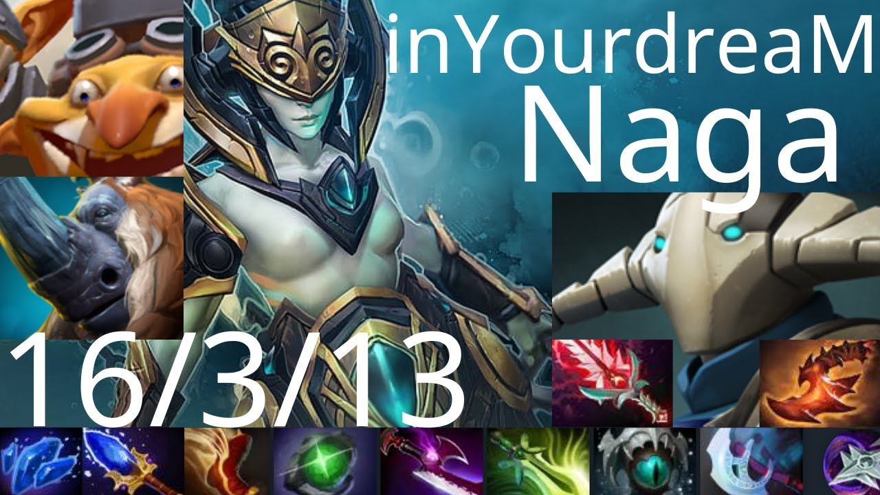 inYourdreaM Naga Siren vs Sven, Storm Spirit, Magnus - Storm assist +2 - dota2 смотреть онлайн