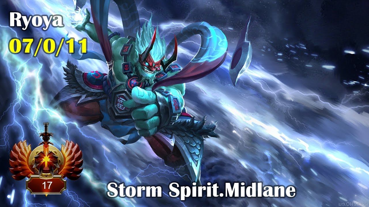 Dota 2 Pro Replay | Midlane | Storm Spirit [Ryoya] | ~7676mmr | 7.27c смотреть онлайн
