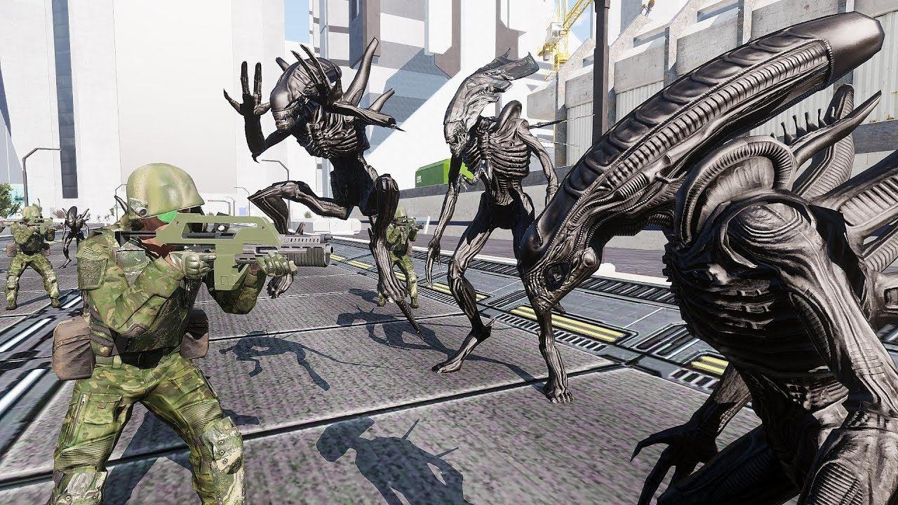 EPIC ARMA - Aliens VS Colonial Marines смотреть онлайн