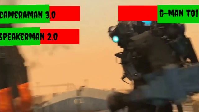 Titan Cameraman 3.0 And Titan Speakerman 2.0 Vs G-man Toilet 3.1