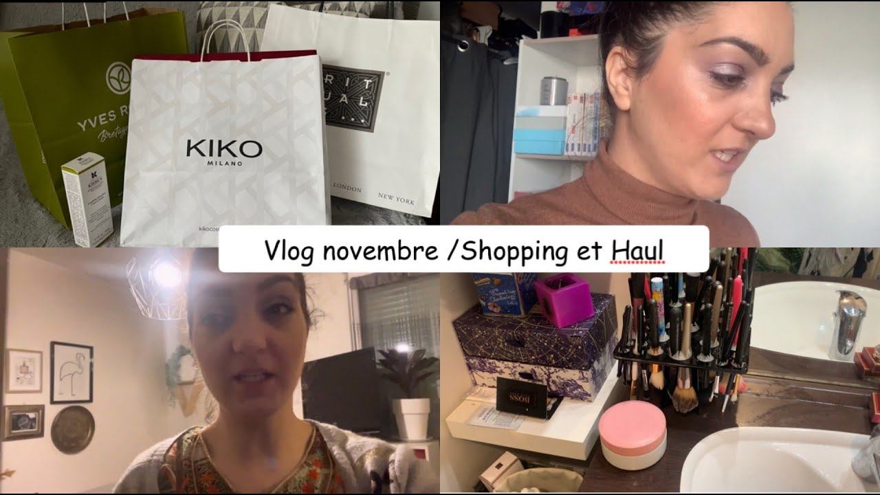 Vlog Novembre / Un week-end avec moi / shopping Rituals , kiko , yves rocher .... смотреть онлайн