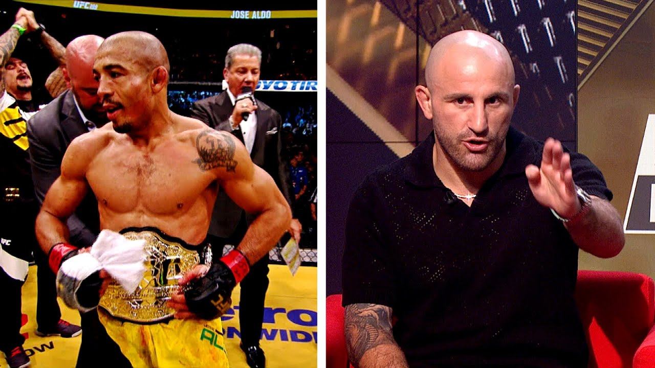 UFC 301 | Featherweight GOAT debate | Alex Volkanovski looks back on Jose Aldo's career highlights смотреть онлайн
