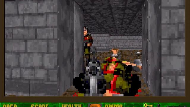 Rise Of The Triad: Wolfenstein 3D Part II - E1M7 [Wolfenstein 3D Mod] (2015) [MS-DOS]
