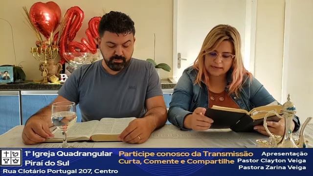 39º dia de Leitura Bíblica com os Pastores: Clayton e Zarina Veiga смотреть онлайн