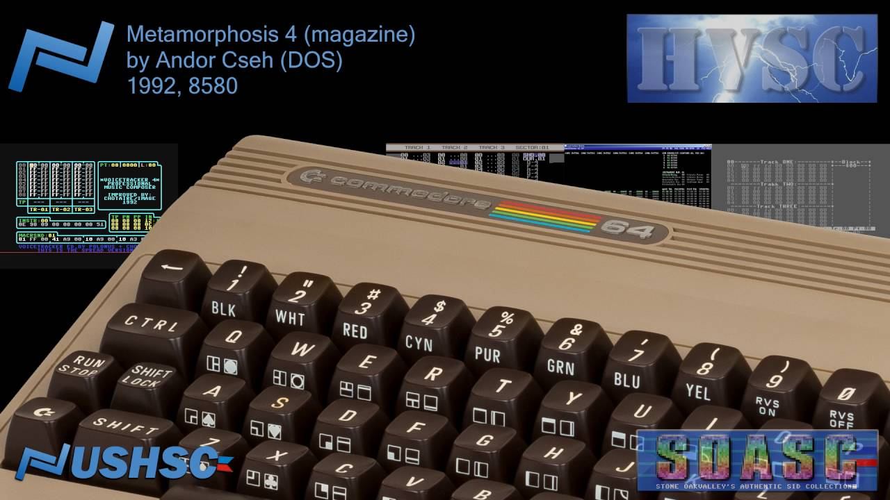 Metamorphosis 4 (magazine) - Andor Cseh (DOS) - (1992) - C64 chiptune смотреть онлайн