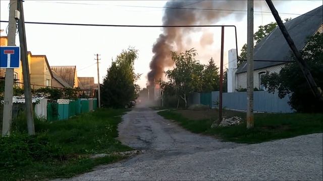Амвросиевка 15 августа 2018 года Пожар Калужка смотреть онлайн