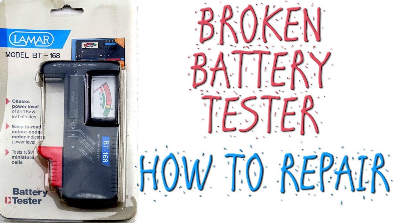 BATTERY TESTER LAMAR - BT-168 UNBOXING AND HOW TO REPAIR смотреть онлайн