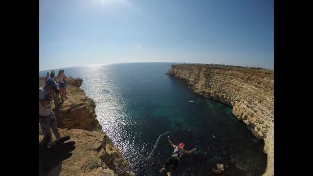 Малышева Александра Прыжки с веревкой в Крыму Jump&Fly смотреть онлайн