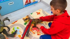 Распаковка Динозавра, Mattel Jurassic World Атакующий Тирекс, GWD67