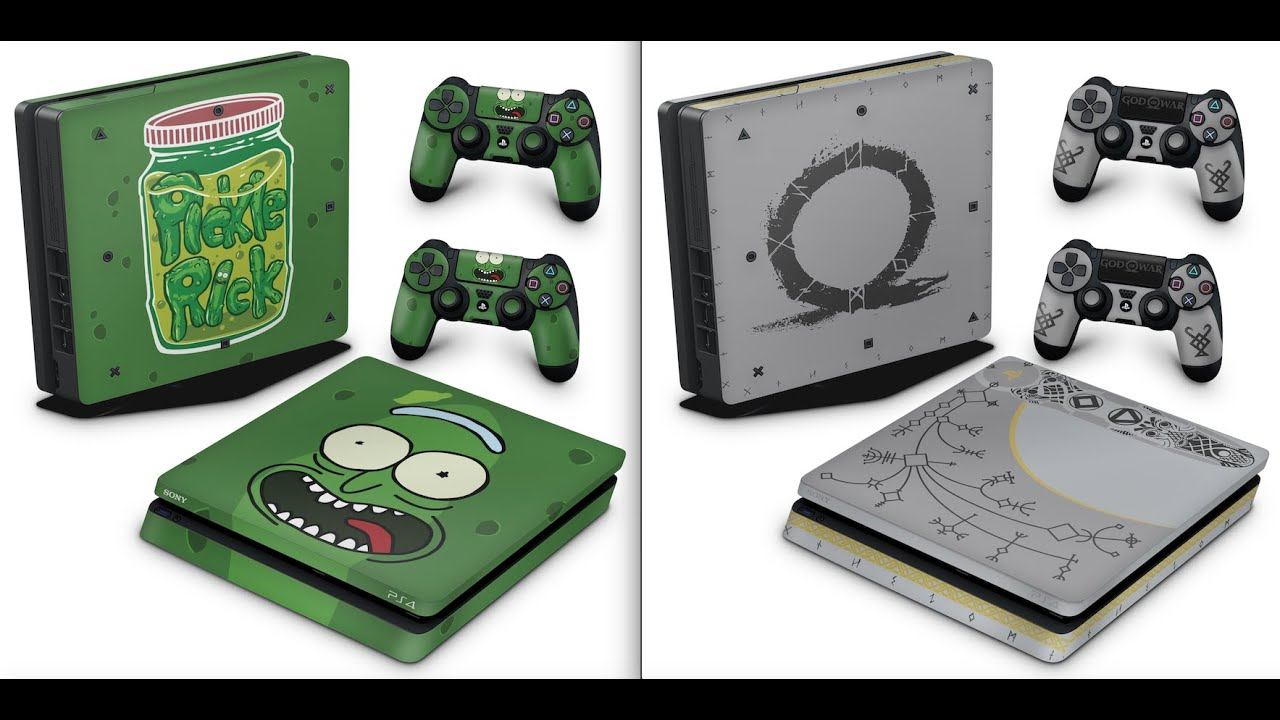 PS4 Slim Skin - Pickle Rick and Morty e God Of War - Depoimento 1895 - Vinicius Haccourt Marcolino смотреть онлайн