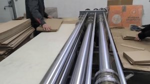 Резательно-рилевочный станок MCS с тарельчатыми ножами. Раскрой гофрокартона, нанесение рилевок