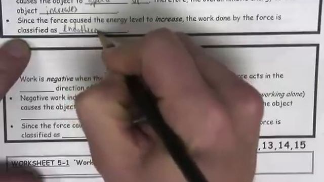 Unit #5 Work & Kinetic Energy 1 Example #2 смотреть онлайн