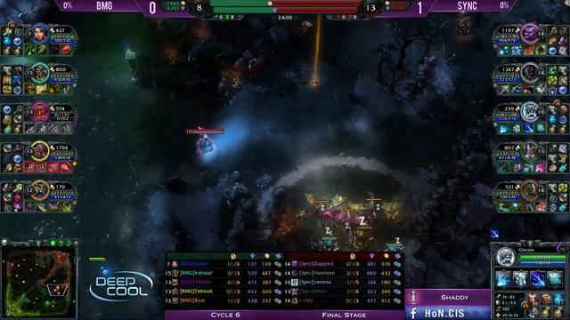 Sync vs BMG #2 | Финал лузеров NA/EU HoN Tour 4 [Cycle 6] смотреть онлайн