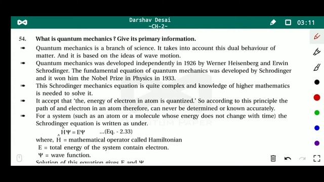 #L-21# Exercise 2.61 & Primary Information about Quantum mechanics смотреть онлайн