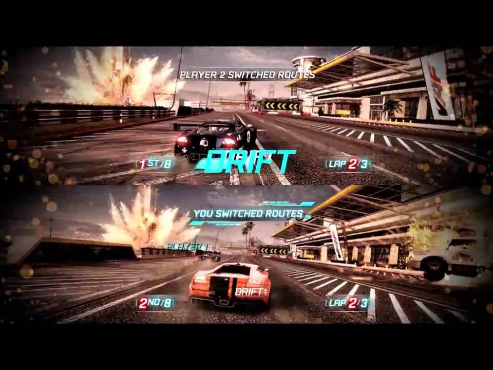 Split Second Velocity PC Gameplay Split Screen HD смотреть онлайн