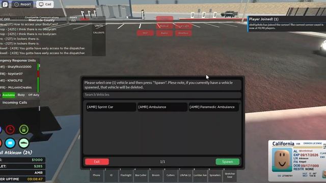 AMR Gamepass review [Perris California] (Roblox) смотреть онлайн