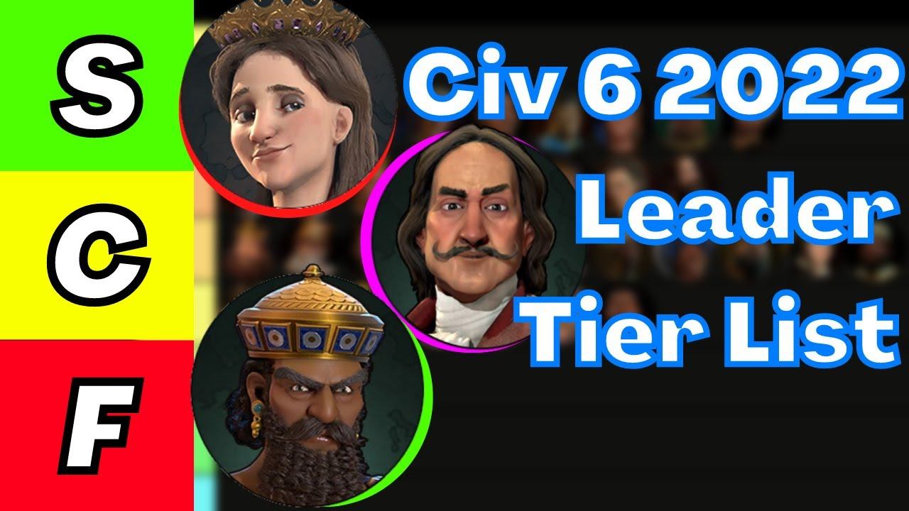 (Civ 6) Complete Leader Tier List For Civilization 6 | Civ 6 Tier List Part 3 смотреть онлайн