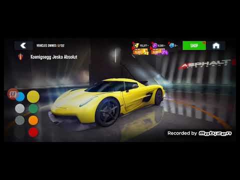 Asphalt 8 hot winter season New car koenigsegg jesko absolut смотреть онлайн