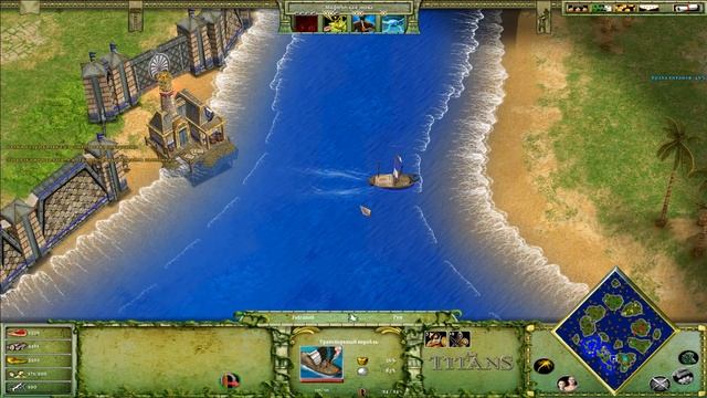 Age of Mythology - Небольшие войнушки на островах смотреть онлайн