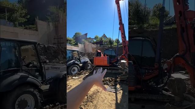Бурение свай в Сочи♂️ 22 сваи под дом #строительствосочи #технадзор смотреть онлайн
