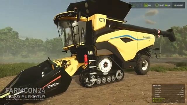 Игровой процесс FS25-Прохождение с MacDonПак|Новая система обертывания тюков(RaniWrap)#fs25 #фс25 смотреть онлайн