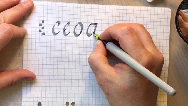 Итальянский курсив каллиграфия. Пишем строчные буквы алфавита красиво.