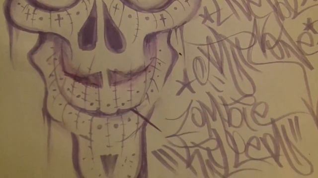 skull graffiti tattoo style Rico 1 смотреть онлайн