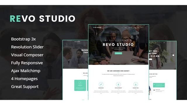Revo Studio - Multipurpose WordPress Theme | Themeforest Website Templates and Themes смотреть онлайн