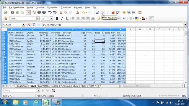 LibreOffice Calc - 4 Lahtrid 5 смотреть онлайн