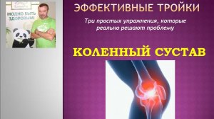 Эффективные тройки - Коленный сустав