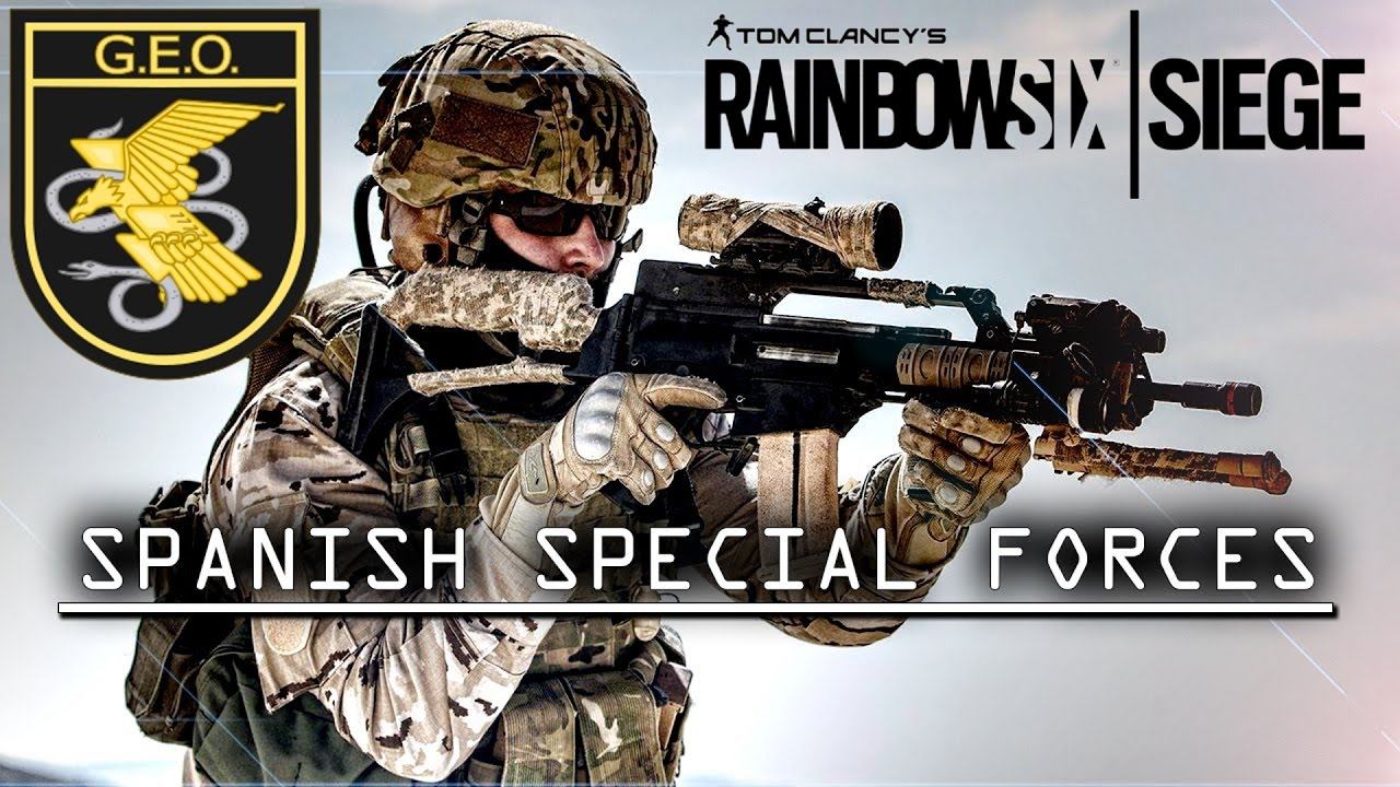 Rainbow Six Siege SPANISH Operators GEO Weapons & Gadgets loadout Maps Season 5 Spain Attack Defend смотреть онлайн