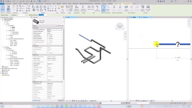 Autodesk Revit MEP. Моделирование трубопроводов смотреть онлайн