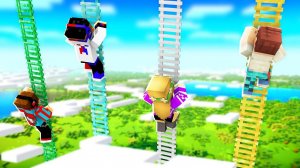 НАЙДИ ПРАВИЛЬНУЮ ВЫСОКУЮ ЛЕСТНИЦУ ЧТОБЫ ПОБЕДИТЬ в Майнкрафт ! ВИДЕО ТРОЛЛИНГ MINECRAFT Евгенбро