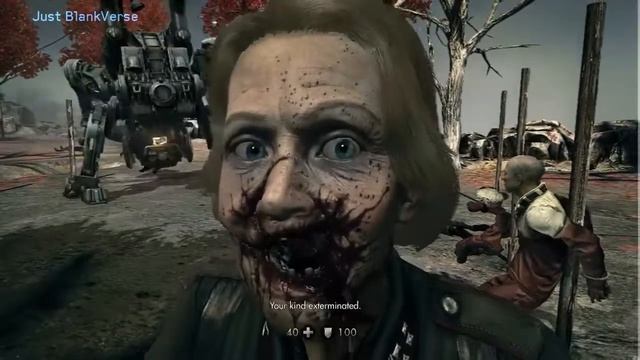 Wolfenstein: The New Order -Irene Engel's death scene. смотреть онлайн