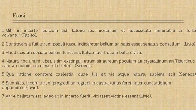 Latino: le interrogative indirette смотреть онлайн