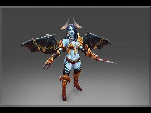 Chained Mistress - Queen Of Pain set - Dota 2 смотреть онлайн