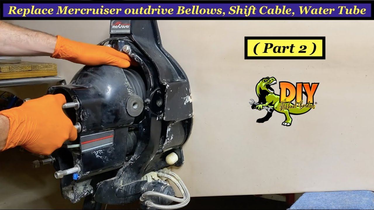 Replace Mercruiser alpha one gen 1(2) outdrive bellows - PART 2 смотреть онлайн