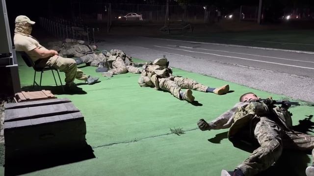 Тренировка с гранатами. Новая группа на тренировке НВП