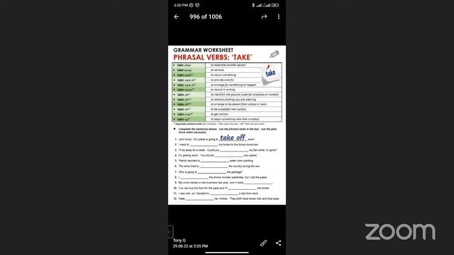 8th Lesson - English Intermediate with Tony смотреть онлайн